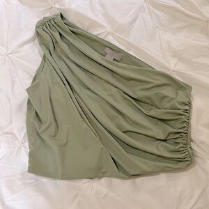 H&M Green One Strap Top Size M
